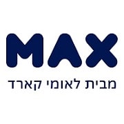 לוגו של חברת MAX מבית לאומי כארד